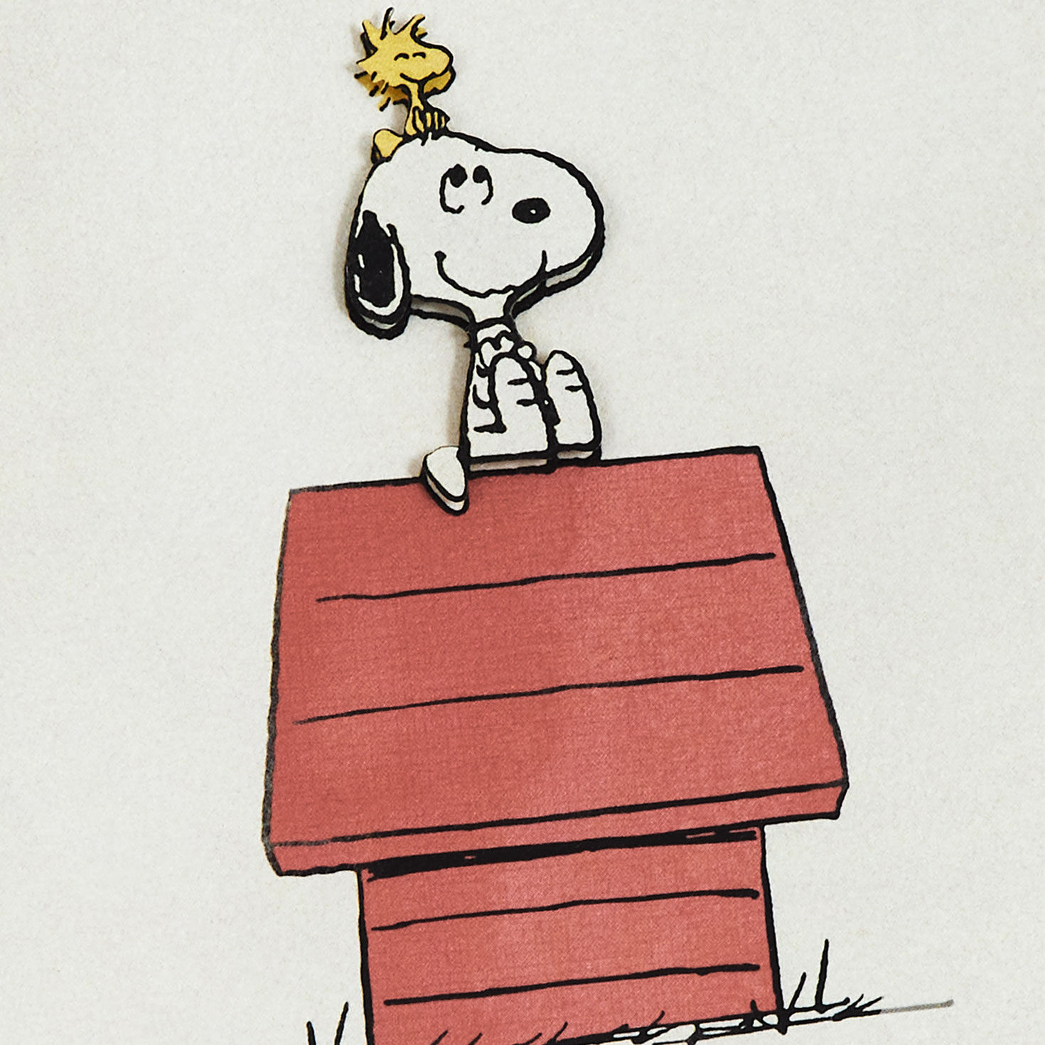 [HAZZYS]Signature Pattern Snoopy Card Slot★人気★ PEANUTS X HAZZYS] ☆Signature Pattern Snoopy Card Slot