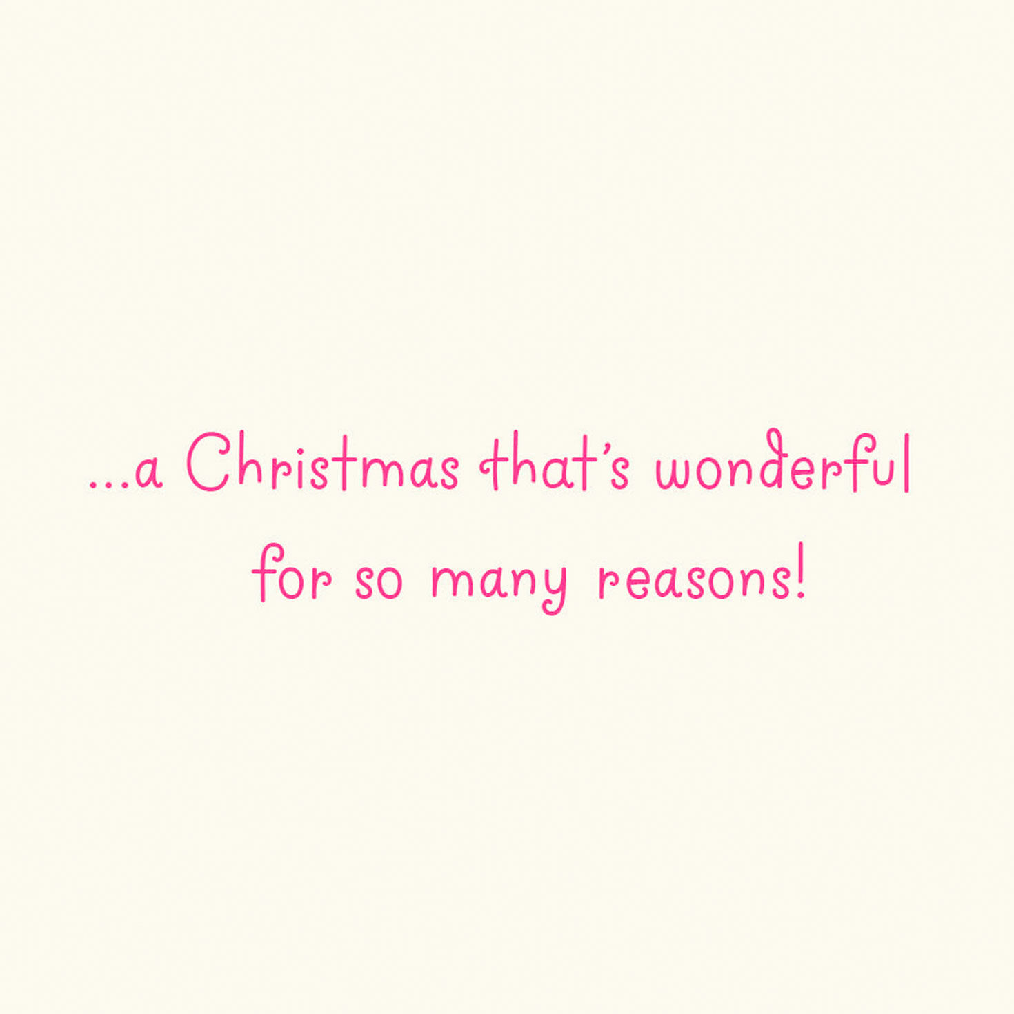 Pink and Teal Ornaments Christmas Card for Granddaughter Sentiment  image number 2