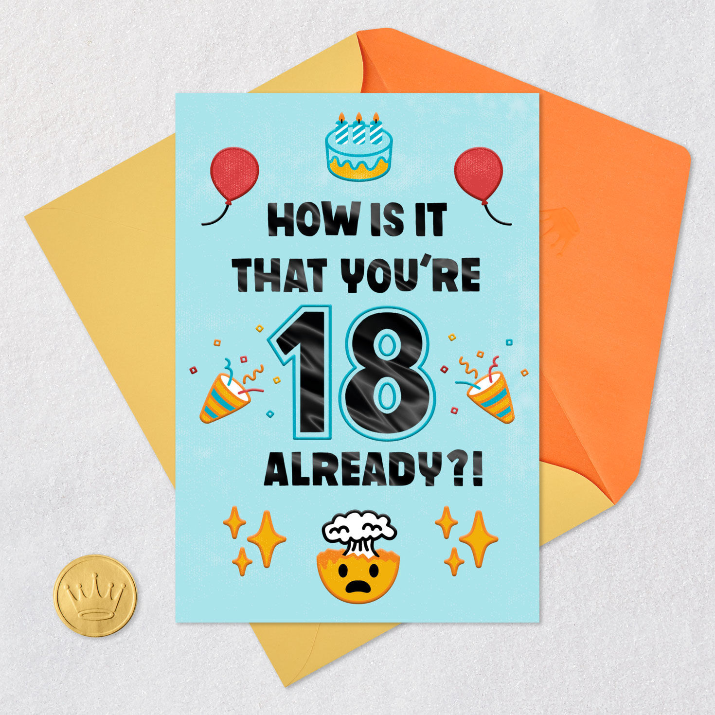 18 Already Mind Blown 18th Birthday Card, , large image number 5