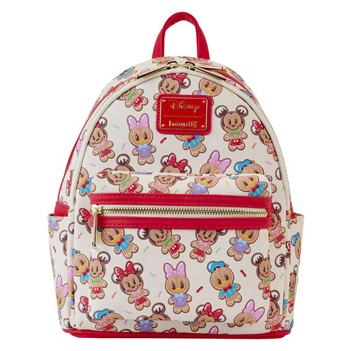 Loungefly Mickey Mouse and Friends Gingerbread Cookie Mini Backpack With Headband, 
