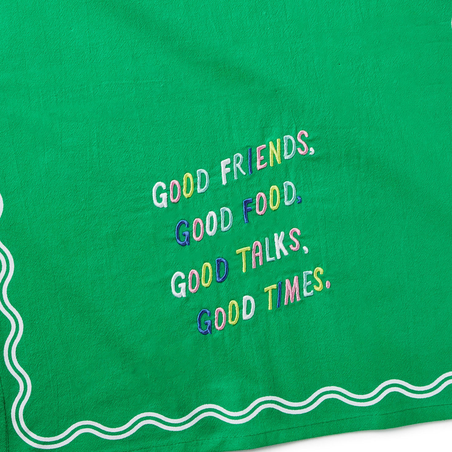 Good Things List Kitchen Towel closeup view image number 4