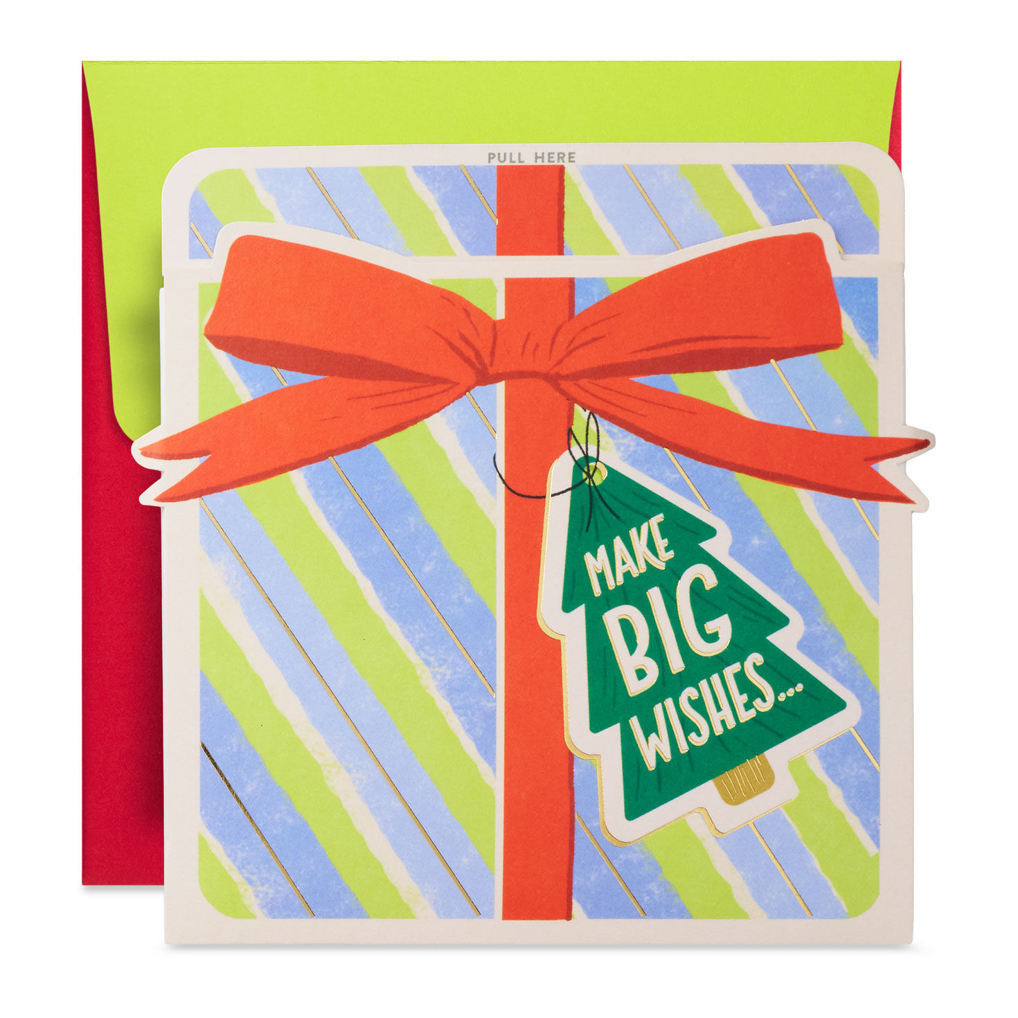 Make Big Wishes Hippo Musical Christmas Card