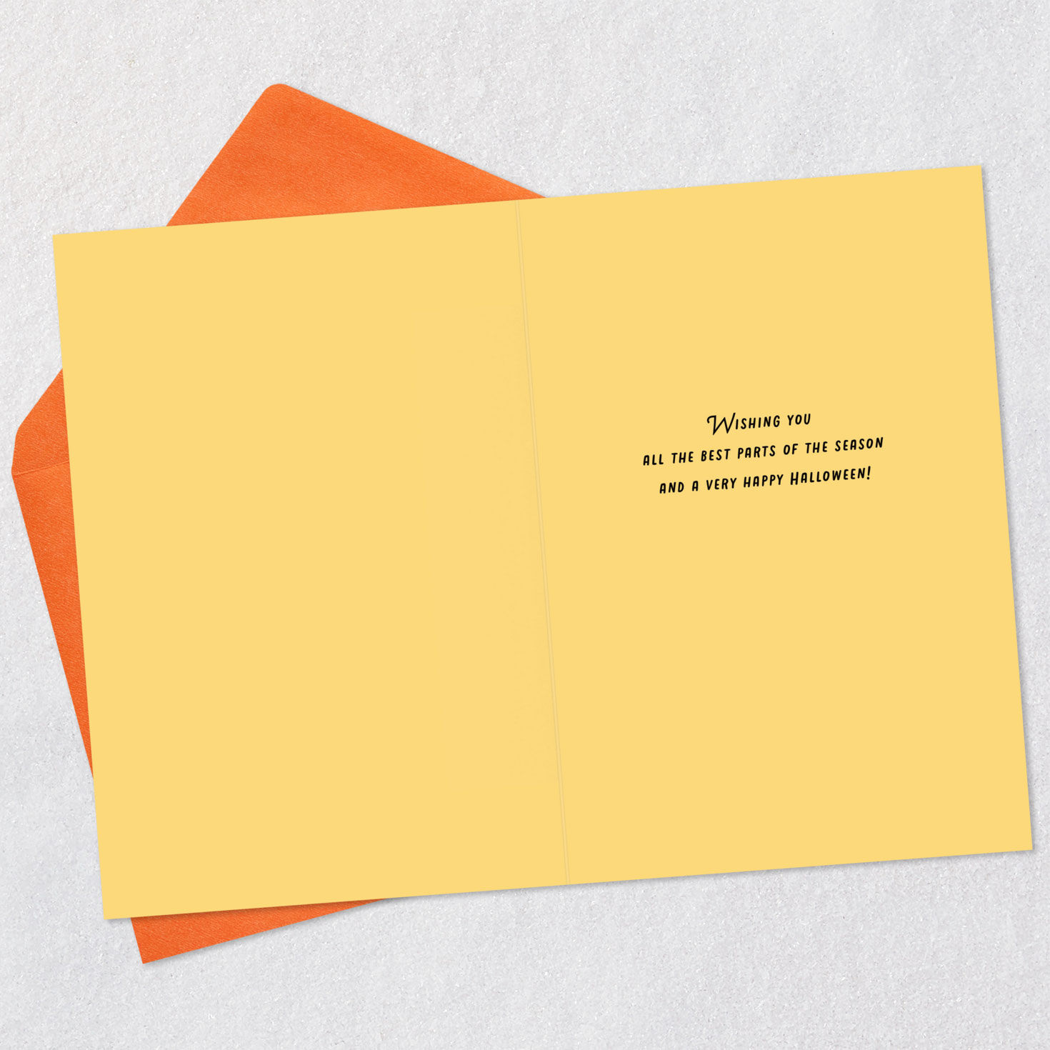Best Parts of the Season Halloween Card Open card with envelope image number 3