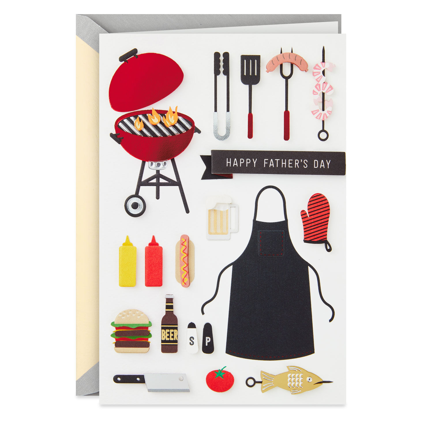 Grilling and Barbecue Collage Father's Day Card
