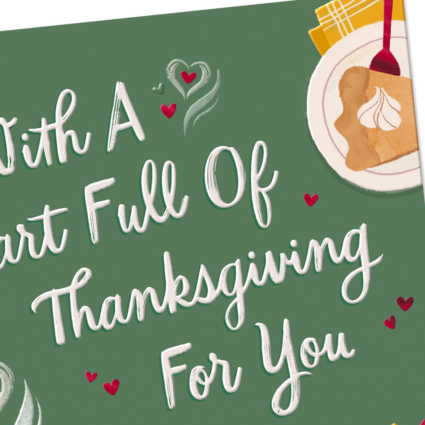 Pie and Coffee Religious Thanksgiving Card for Husband Card Front Detail image number 6