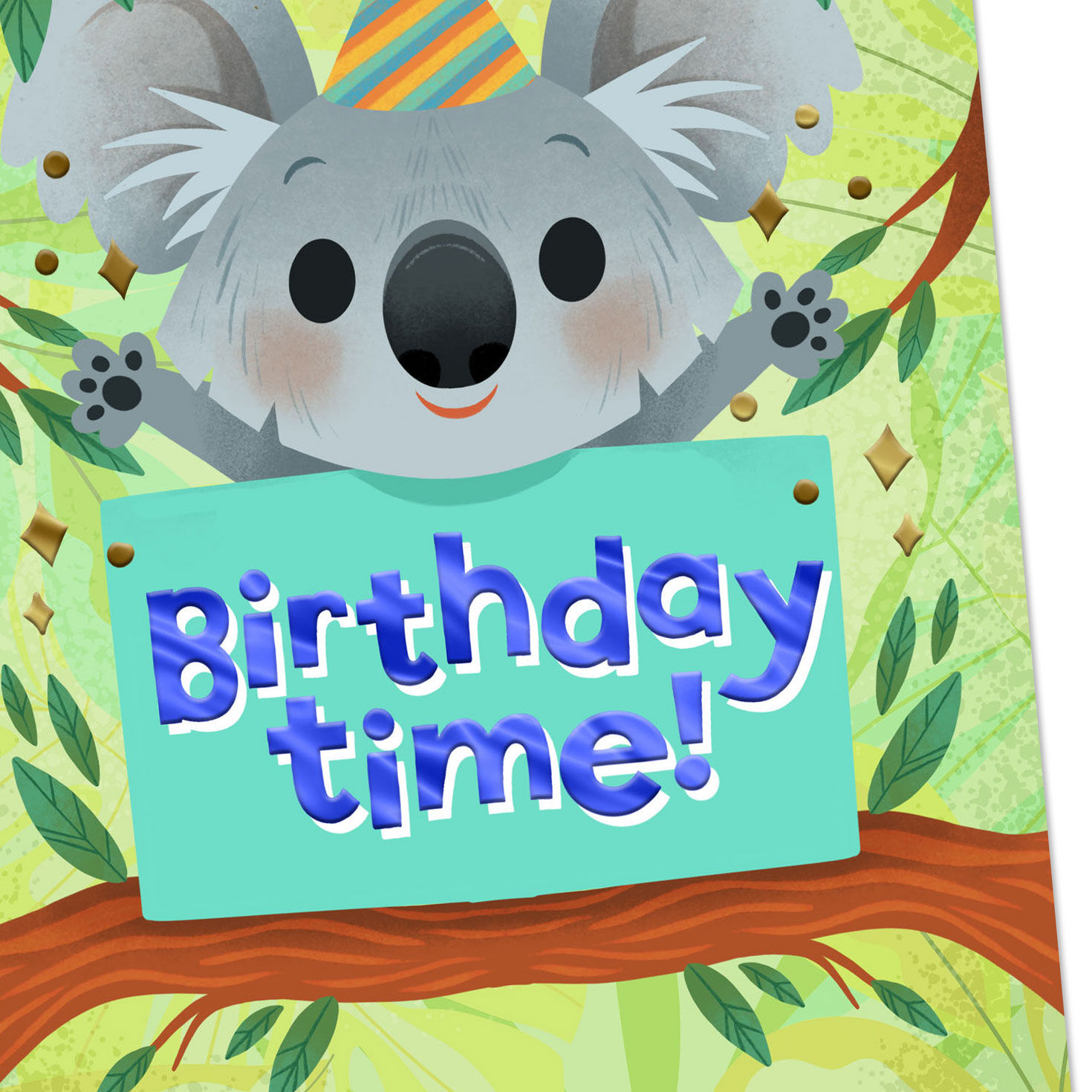 Warm Hugs Koala Birthday Card for Kid, , large image number 4