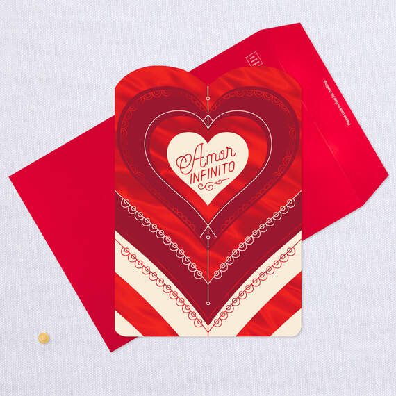 Infinite Love Jumbo Spanish-Language Valentine's Day Card, 19.25", , large image number 5