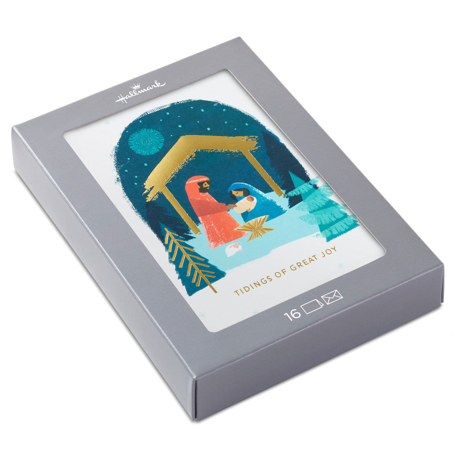 Tidings of Great Joy Boxed Christmas Cards, Pack of 16