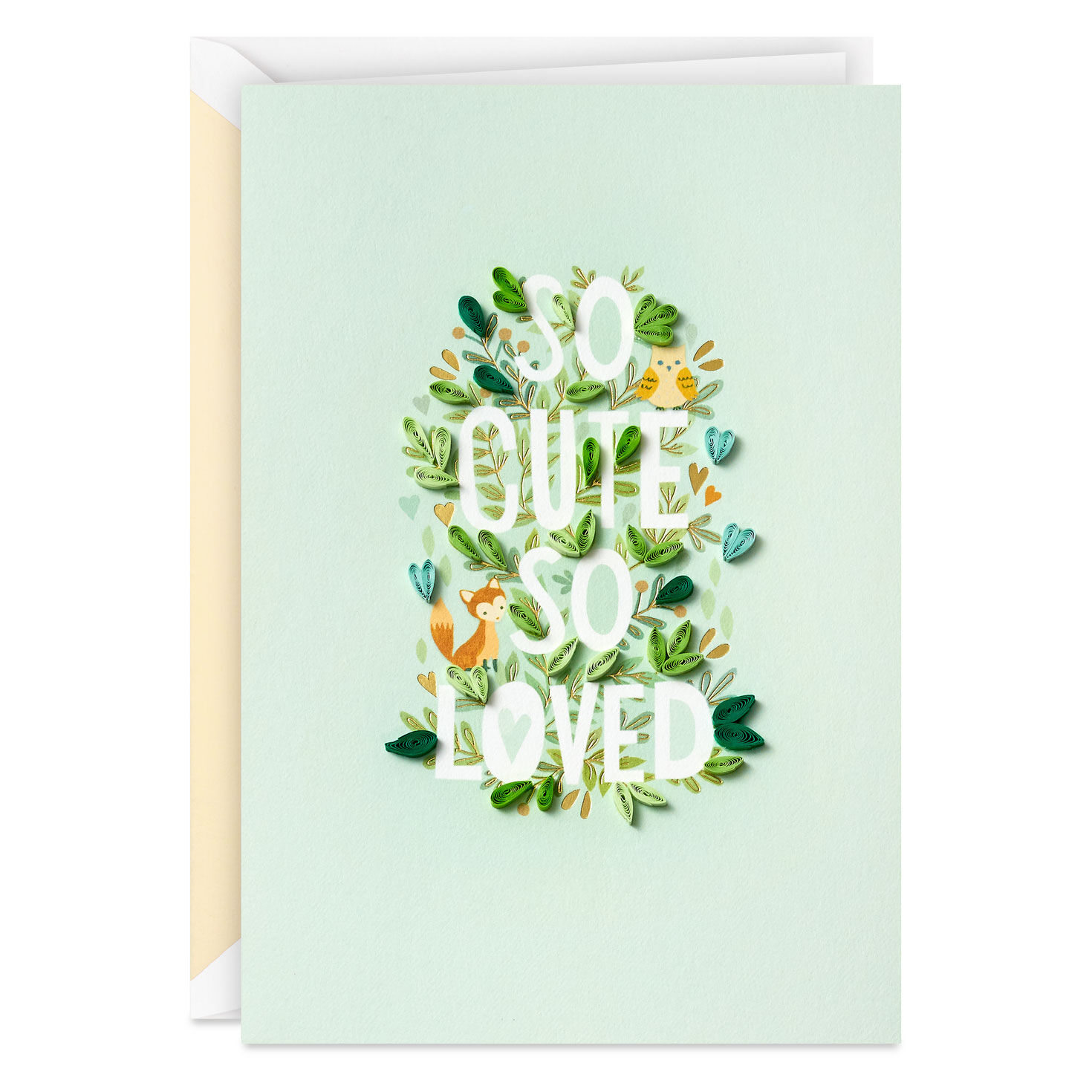 So Cute and Loved Quilled Paper Handmade New Baby Card for only USD 10.99 | Hallmark