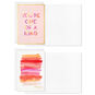 Pretty Pink Floral Assorted Boxed Blank Cards Card Front with Sentiment image number 3