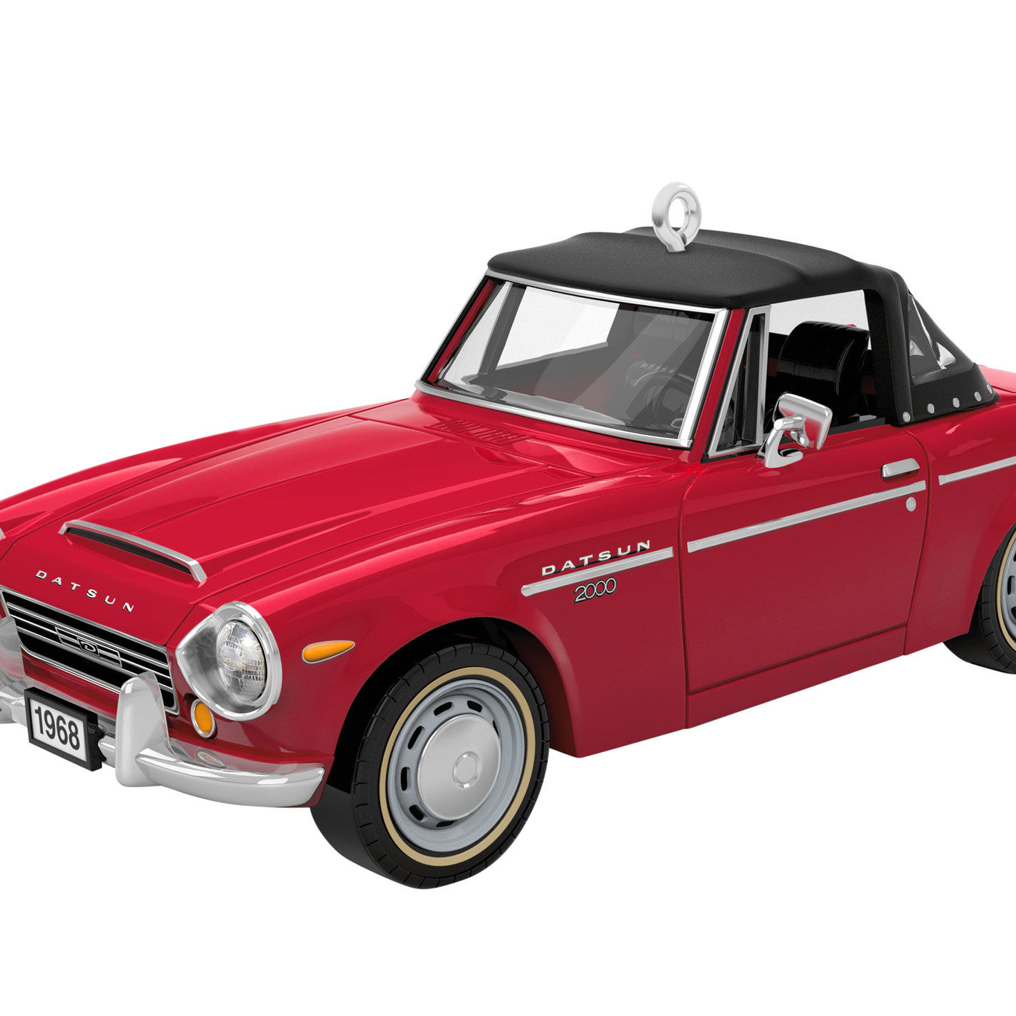 Red Vintage Datsun Car Keepsake Ornament  image number 5