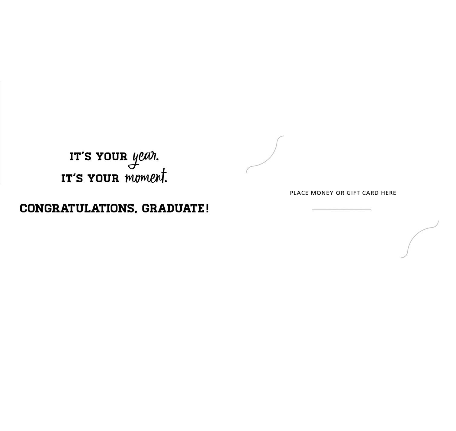 Gold Foil 2018 Money Holder Graduation Card, Pack of 10