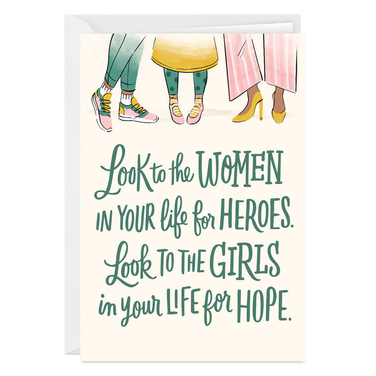 Women Heroes and Hope Custom Encouragement Card
