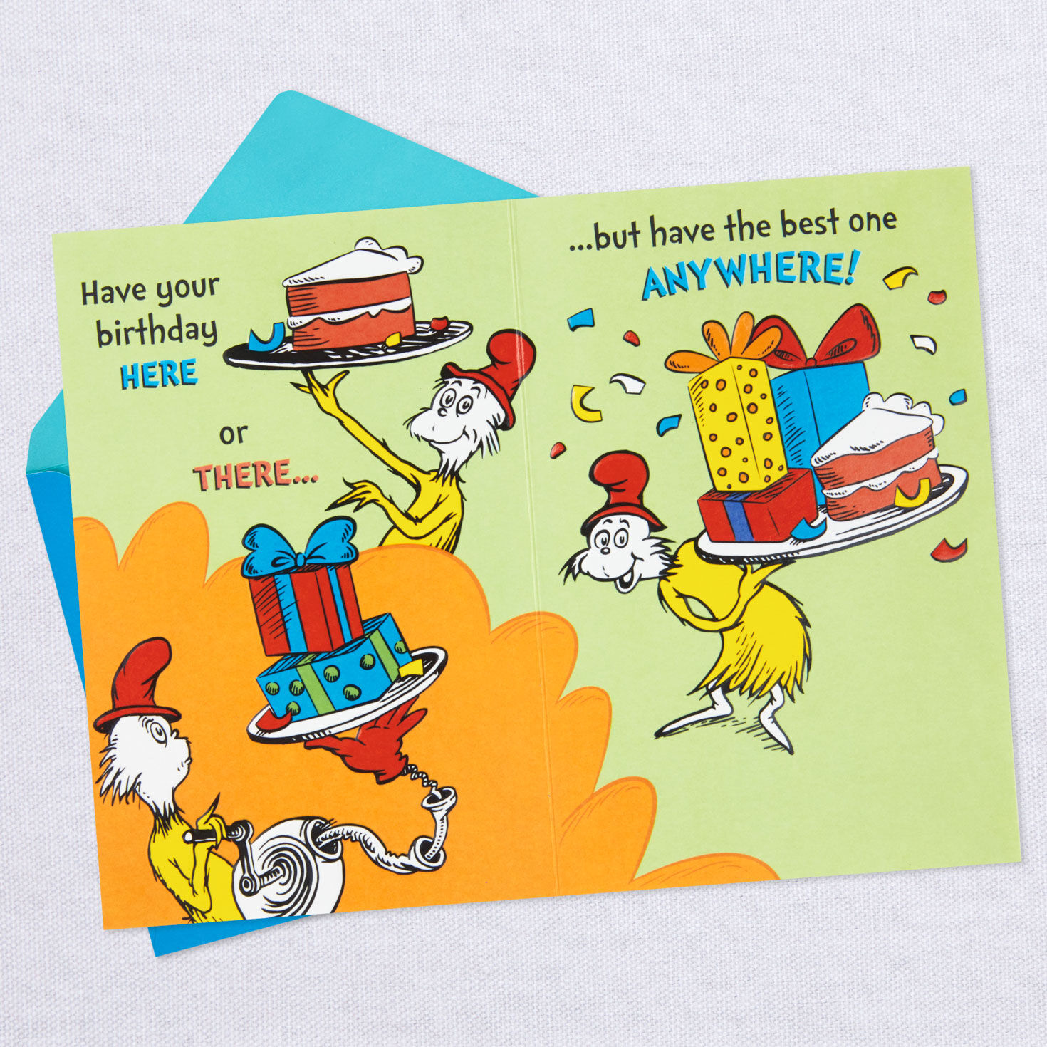 Dr. Seuss™ Have Your Birthday Here or There Birthday Card for only USD 4.99 | Hallmark