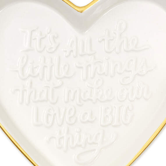 All the Little Things Heart-Shaped Trinket Dish, , large image number 4