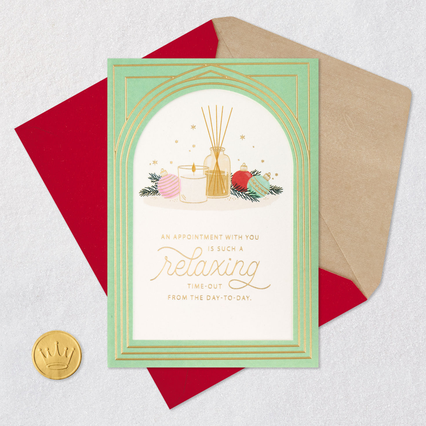 A Relaxing Time-Out Christmas Card for Spa Technician for only USD 5.59 | Hallmark