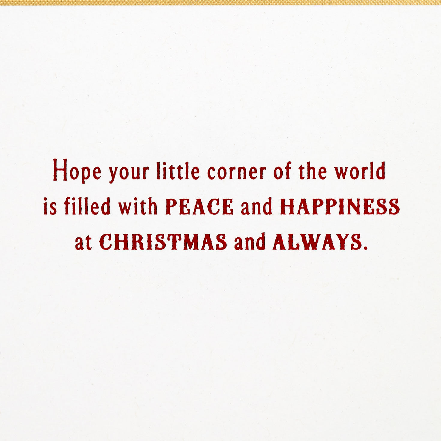 Peanuts&reg; Snoopy and Woodstock Warm Wishes Christmas Card, , large image number 2