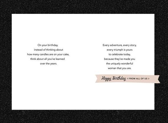 All You've Learned Birthday Card From All of Us, , large image number 2