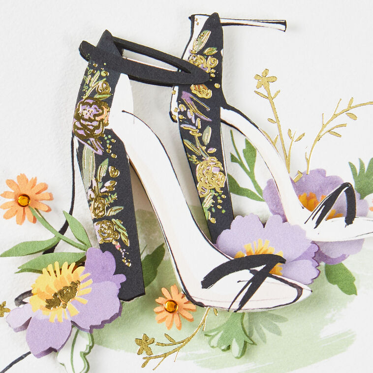 No One Can Fill Your Fabulous Shoes Birthday Card, , large image number 4