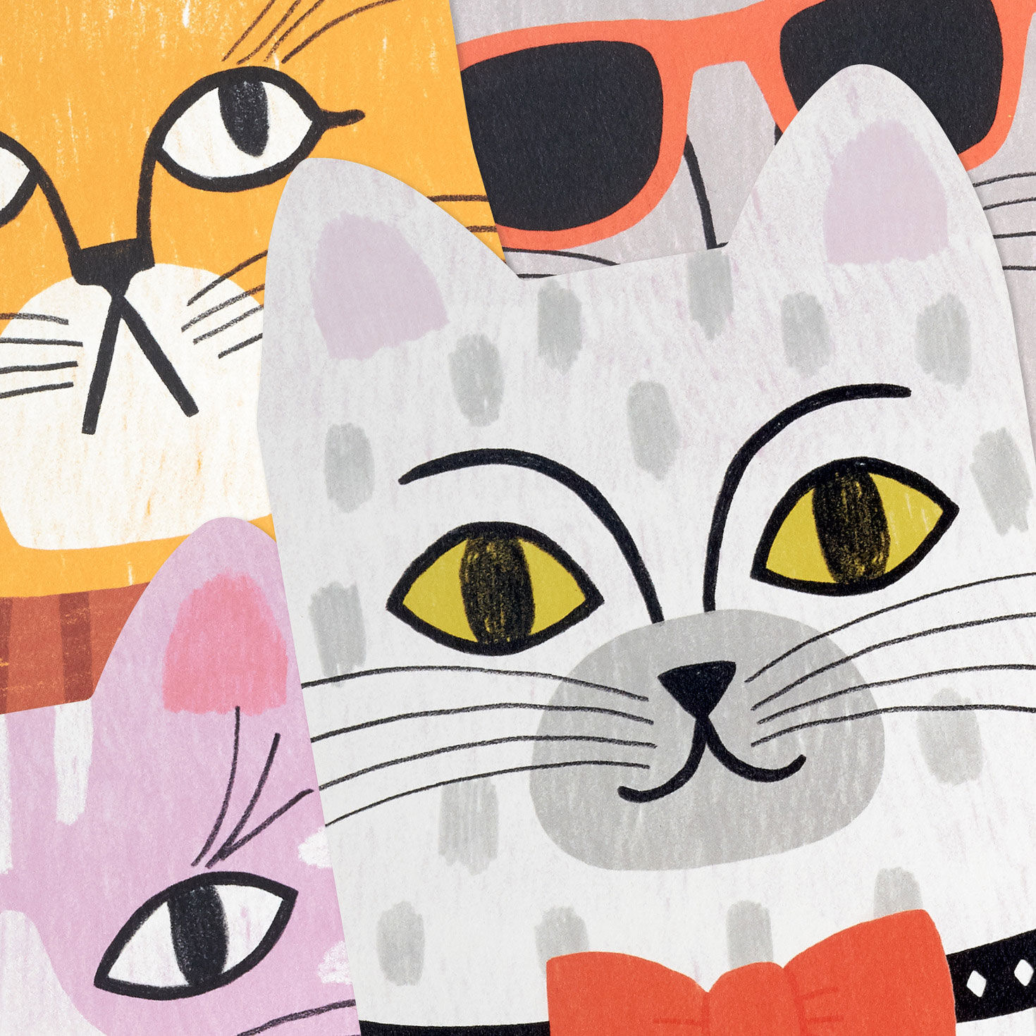 Cats With Attitude Assorted Blank Cards, Pack of 16, , large image number 4