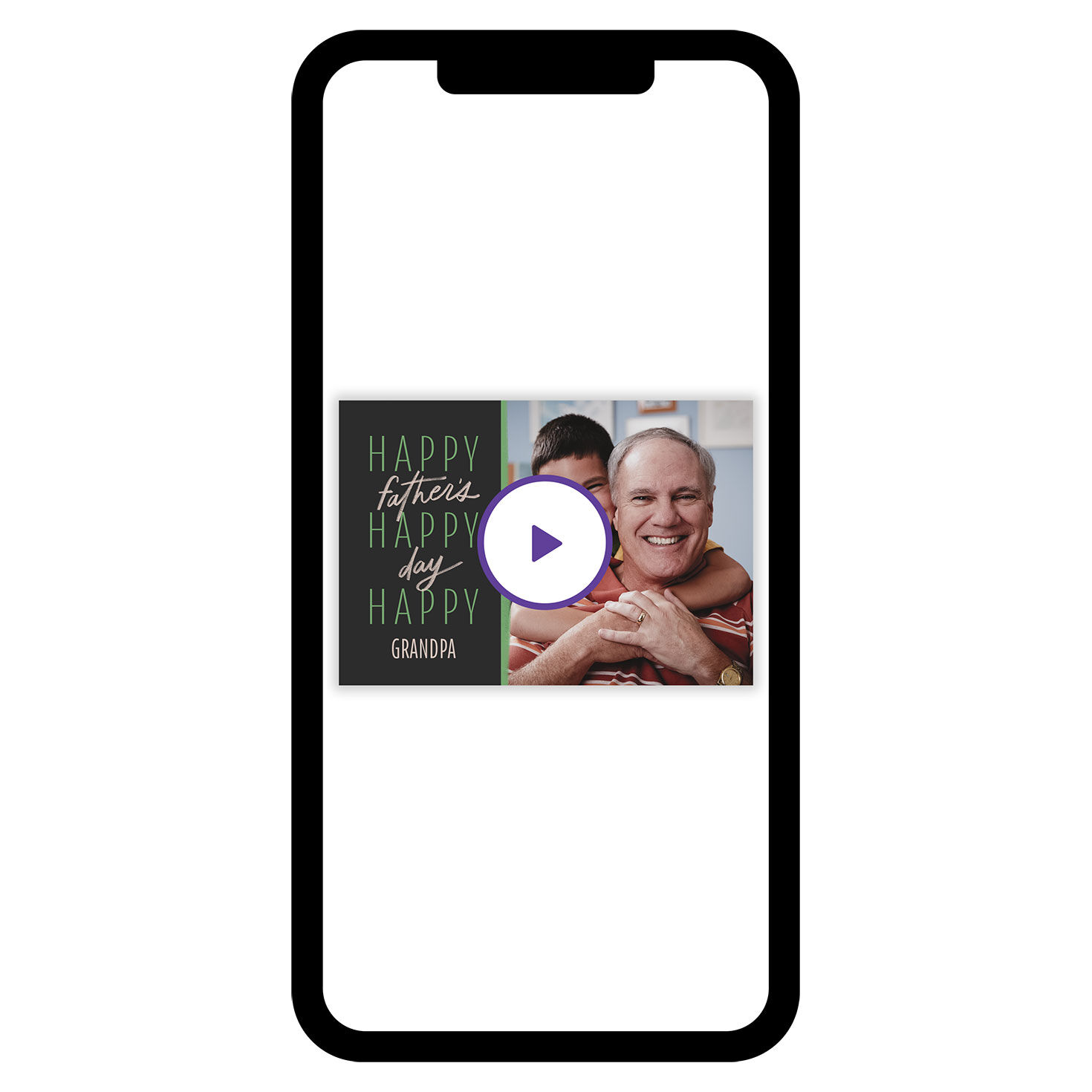 Happy and Loved Father's Day eCard