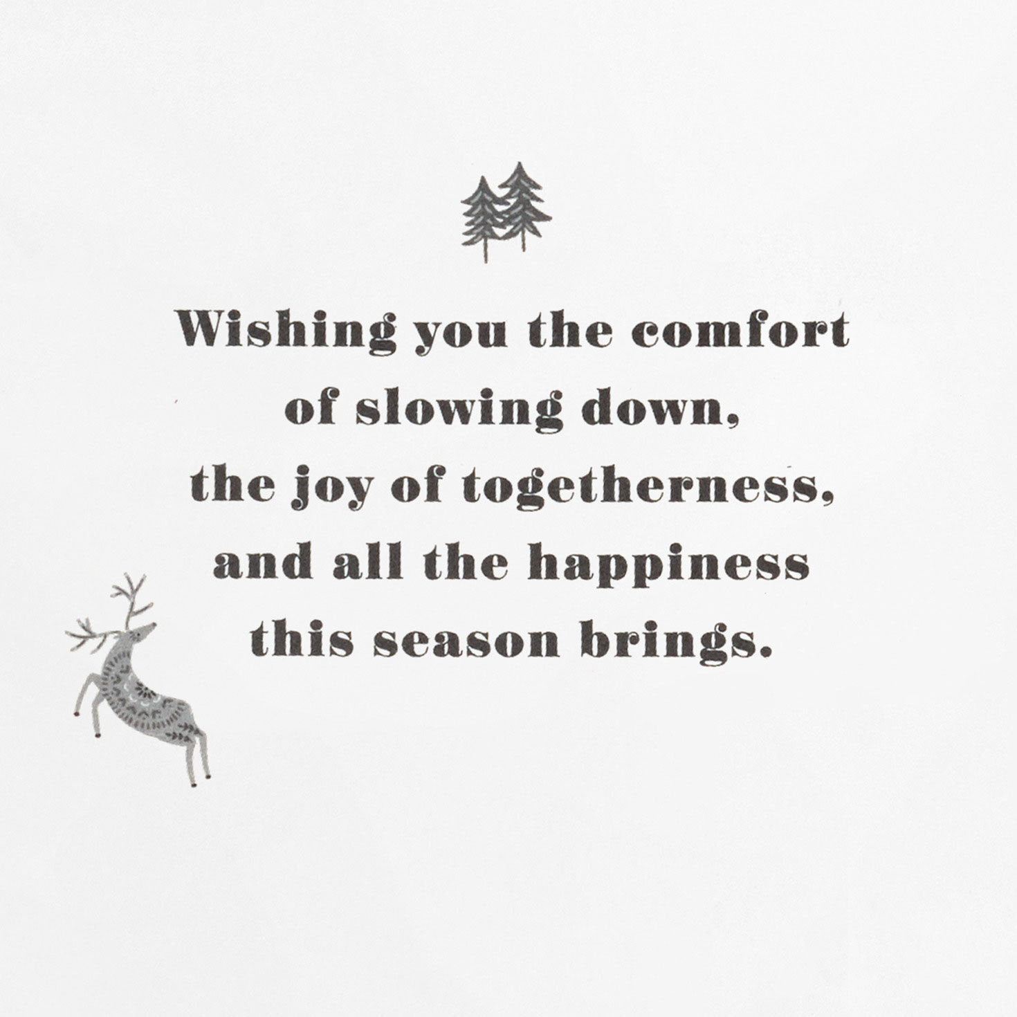 Folk Art Boxed Christmas Card Pack sentiment image number 4