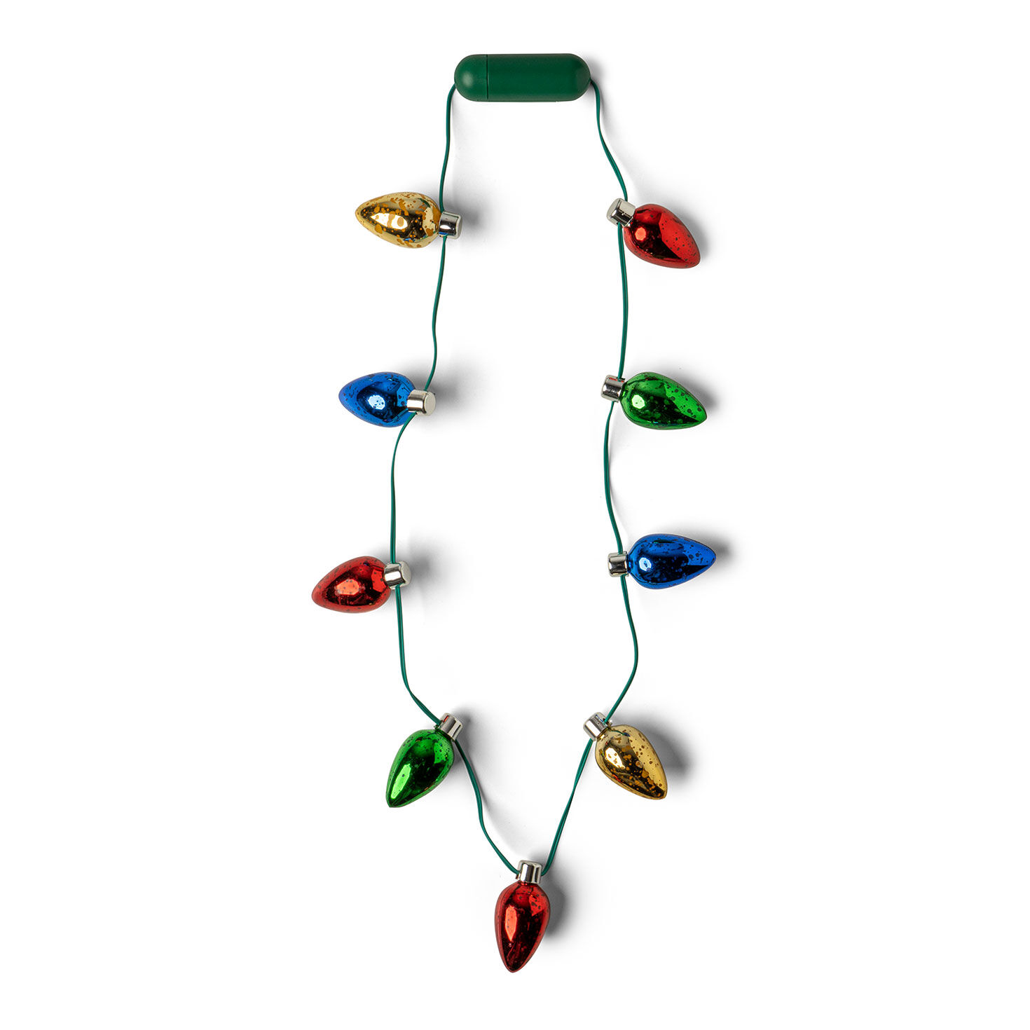 Lotsa Lites Holiday Frost LightUp Christmas Lights Necklace