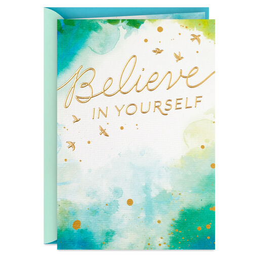Believe in Yourself High School Graduation Card, 