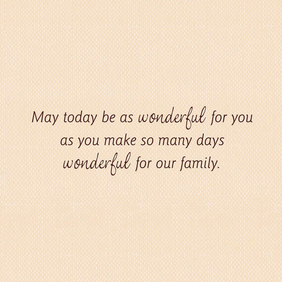May Today Be Wonderful for You Grandparents Day Card, , large image number 2