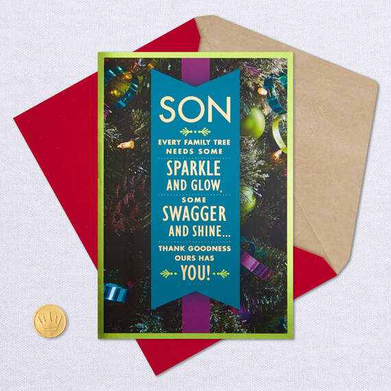 You're the Completely Loved Kind of Son Christmas Card, , large image number 5