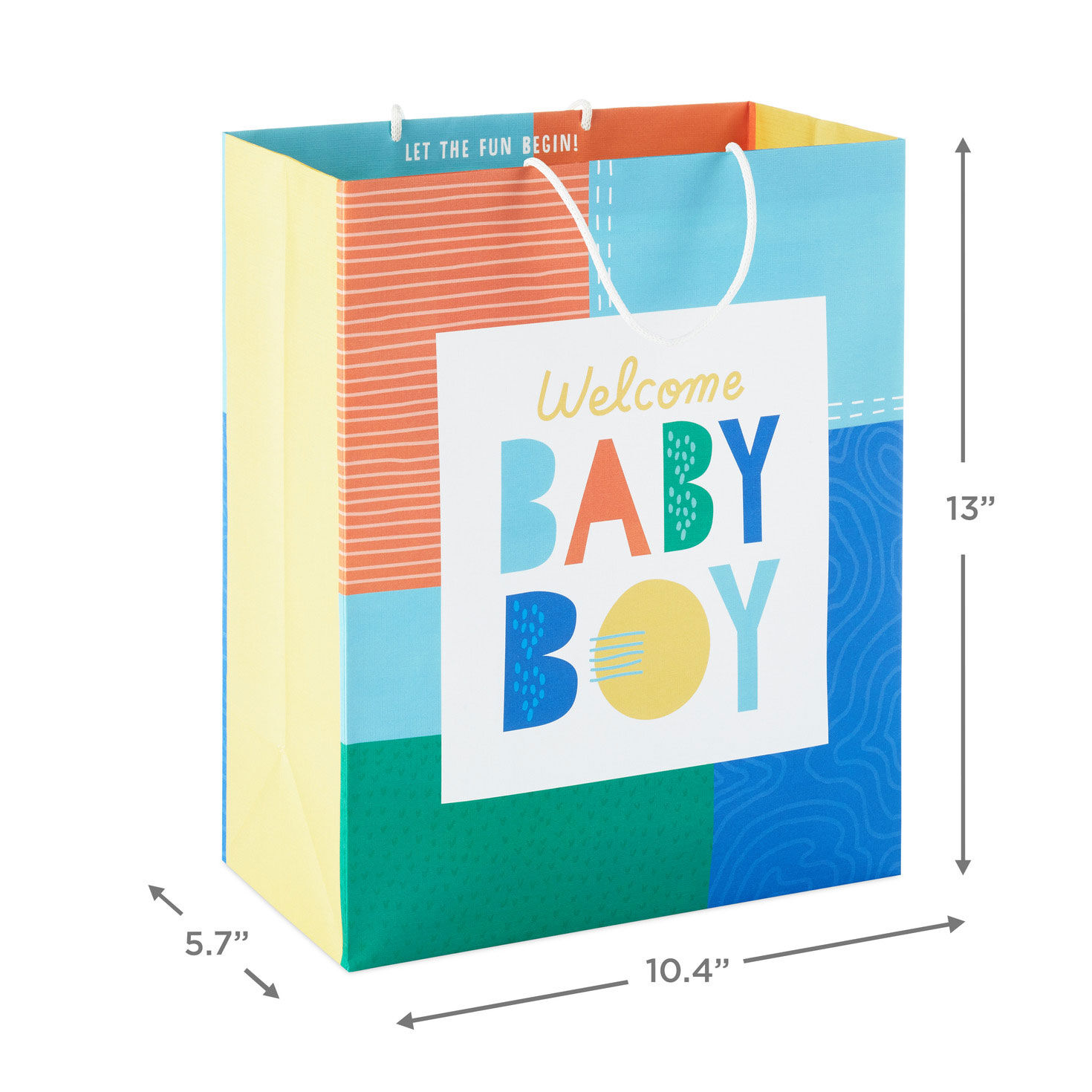 13" Welcome Baby Boy Large Gift Bag for only USD 4.99 | Hallmark