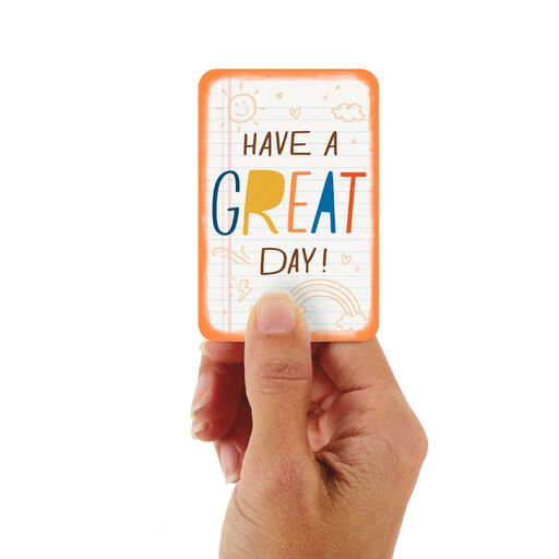 3.25" Mini Have a Great Day Blank Card, 