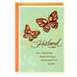 Two Butterflies Religious Easter Card for Husband, , large image number 1