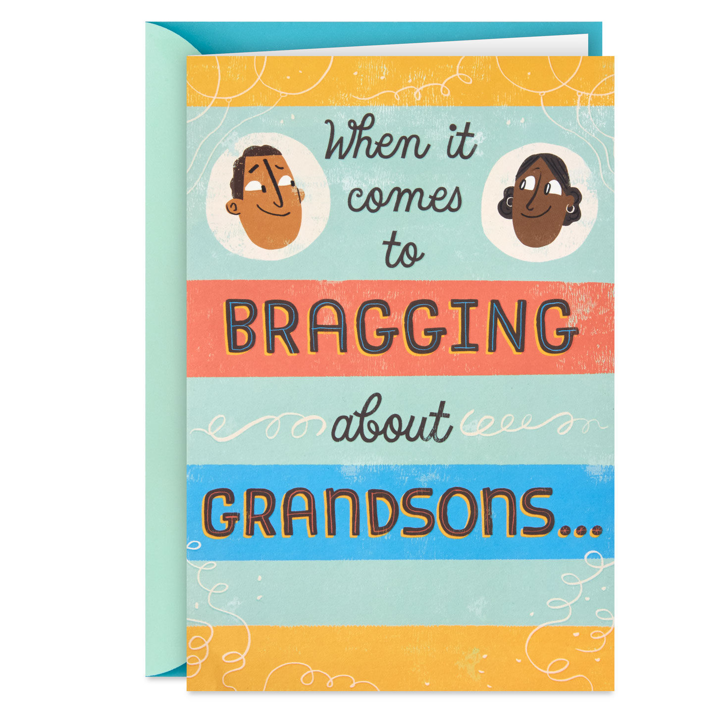 Bragging About Our Grandson Pop-Up Birthday Card from Grandparents for only USD 5.59 | Hallmark