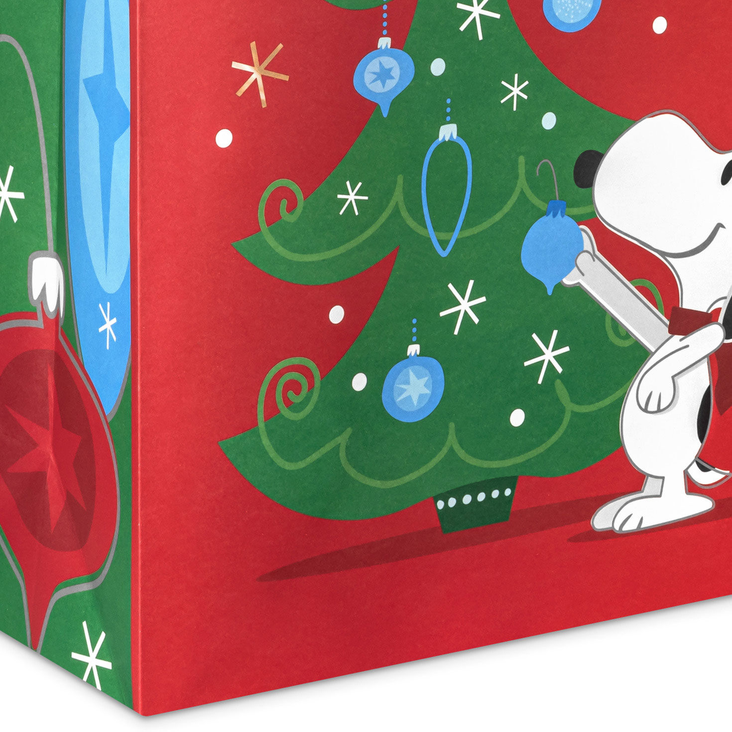 15.5" Peanuts® Snoopy and Woodstock on Red Extra-Large Christmas Gift Bag for only USD 4.99 | Hallmark