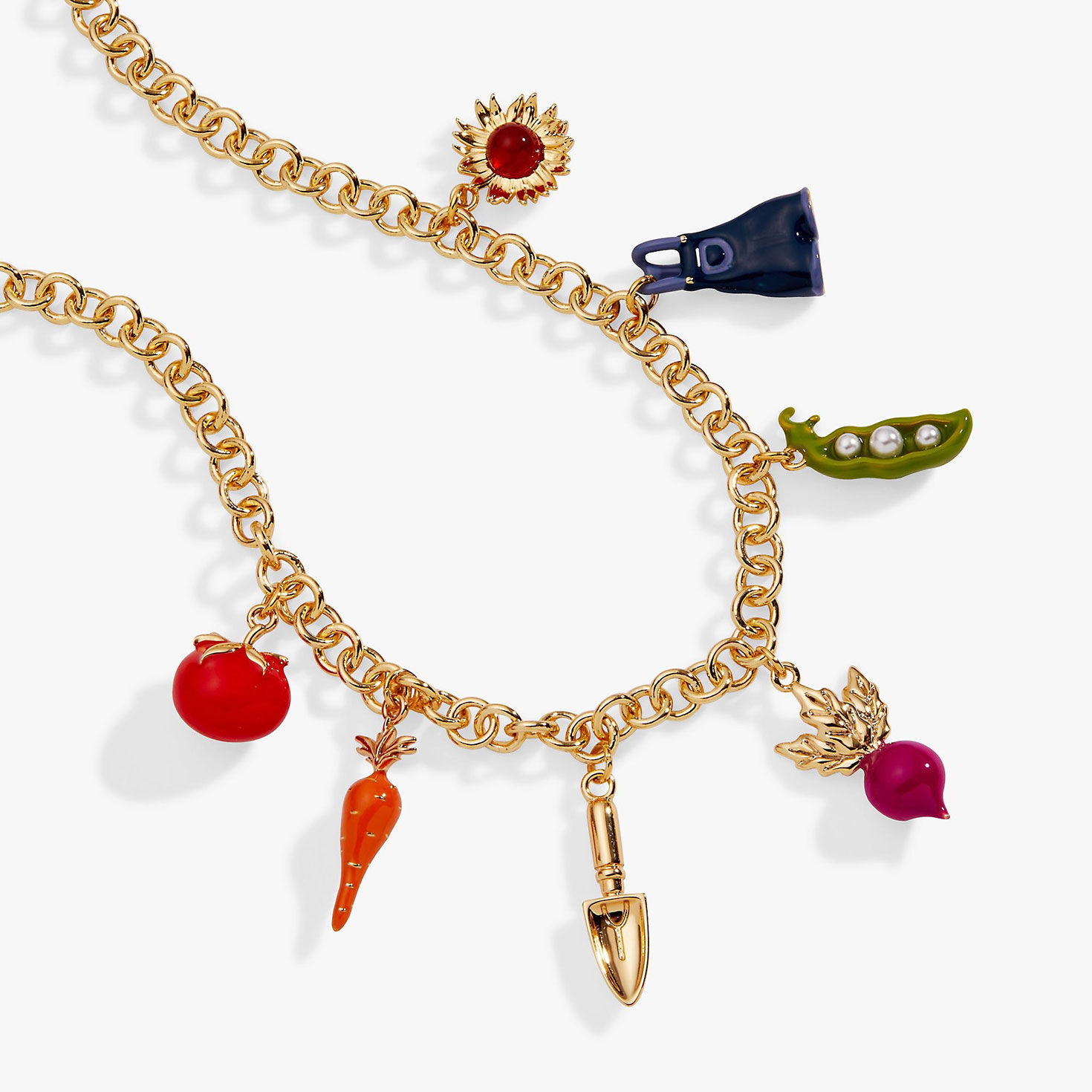 Alex And Ani Farmers' Market Charm Necklace upclose view image number 3