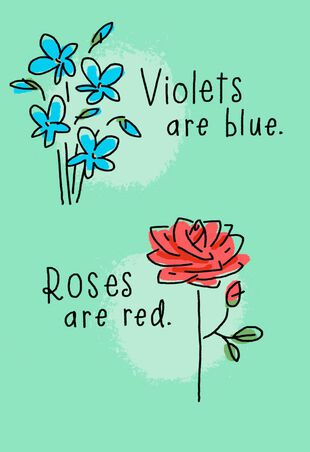 Violets Are Blue Poem Funny Birthday Card Greeting Cards Hallmark