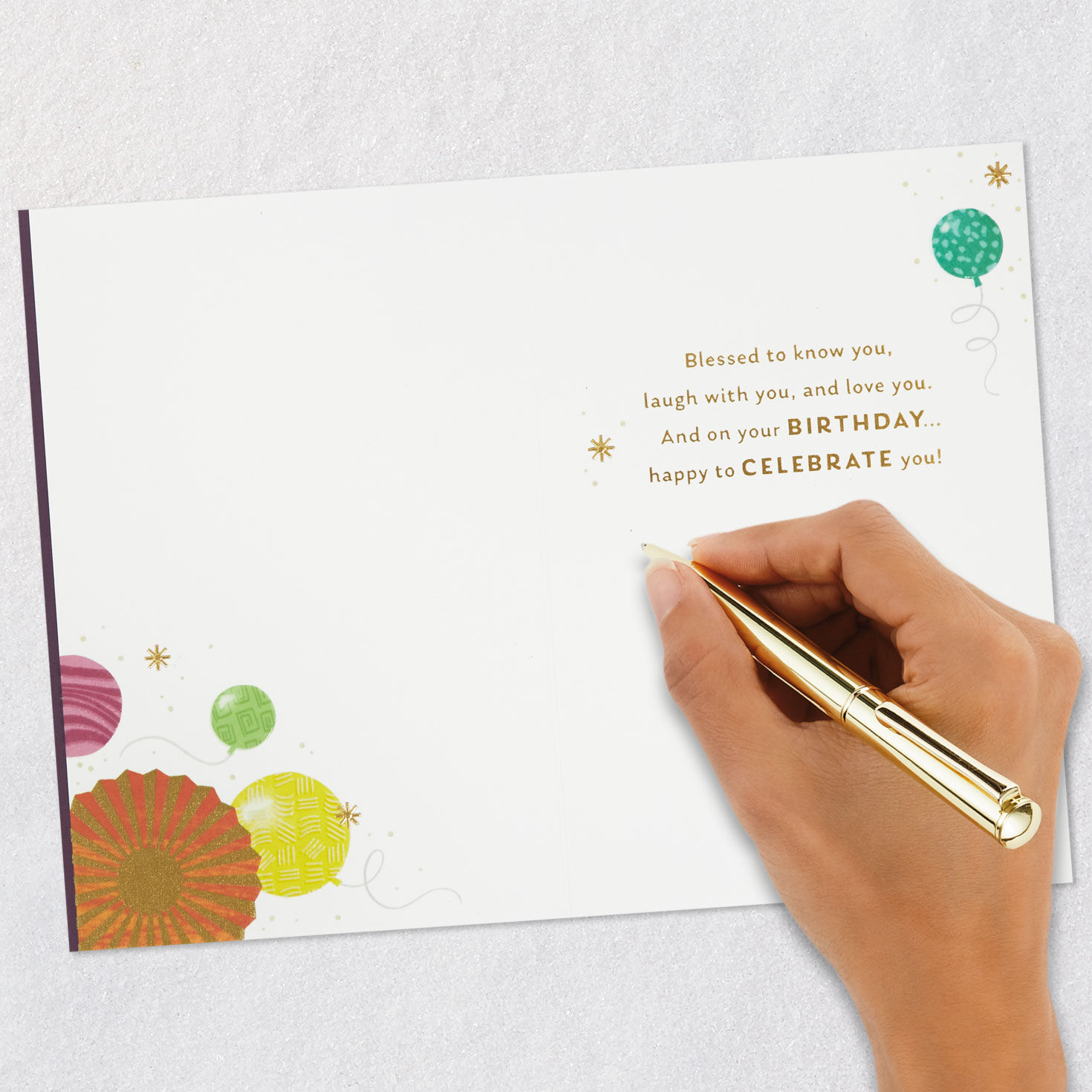 Blessed to Know You Birthday Card, , large image number 6