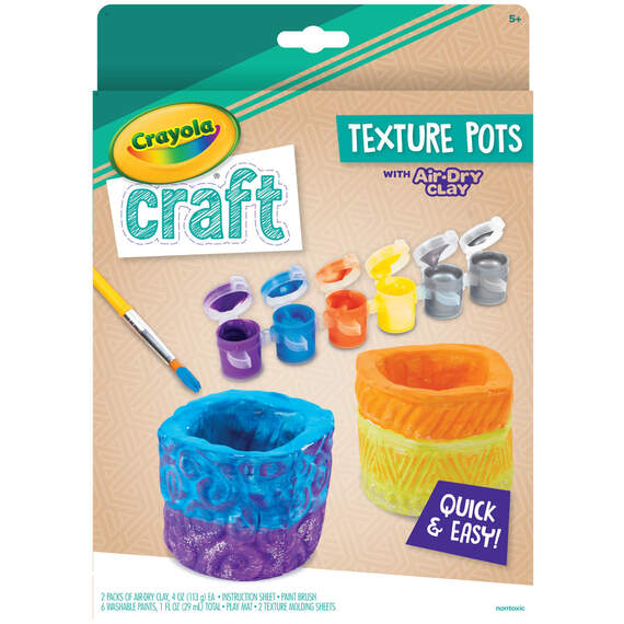 Crayola Texture Pots Craft Kit