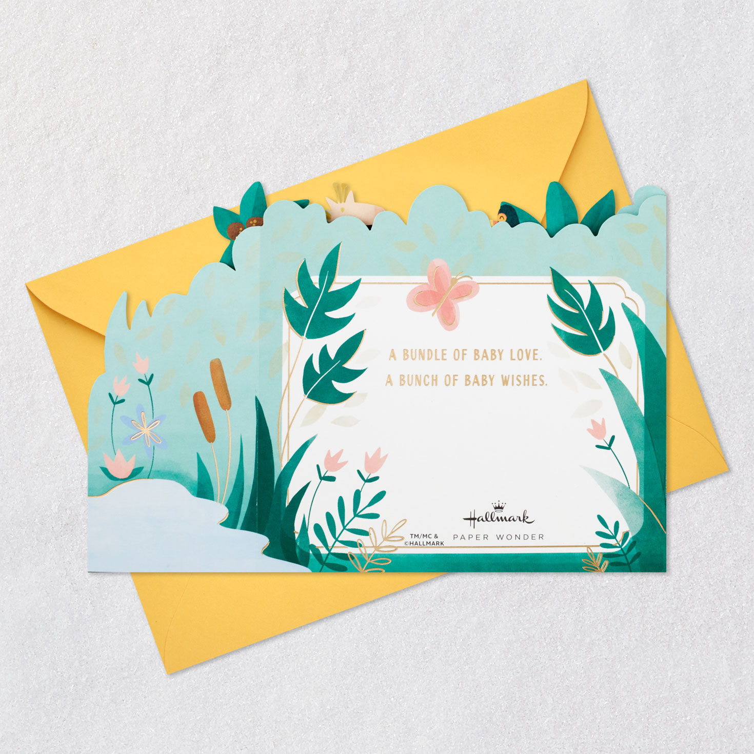 Welcome Baby Jungle Animals 3D Pop-Up New Baby Card for only USD 6.99 | Hallmark