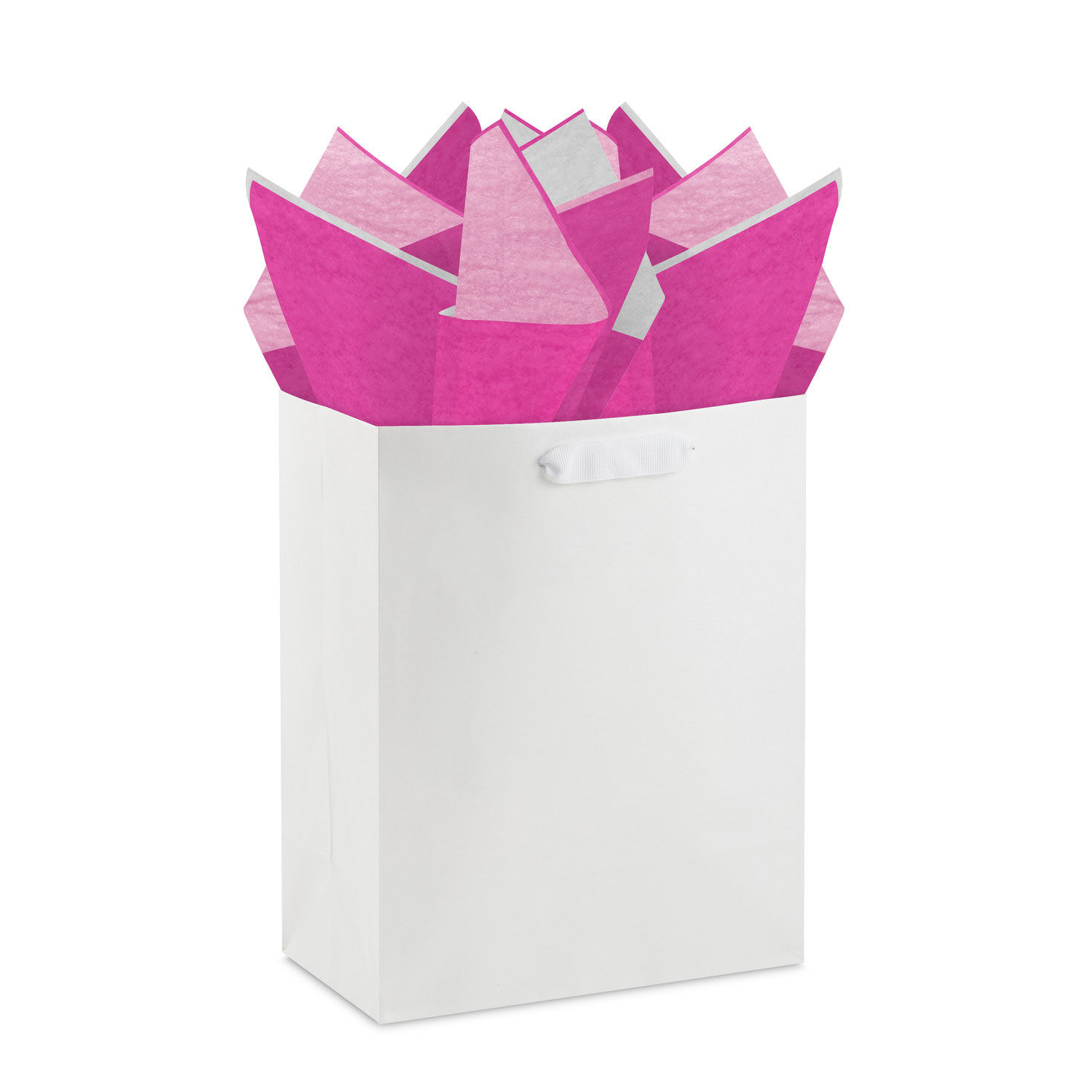 Light Pink/Hot Pink/White Tissue Paper Assortment in use image number 5