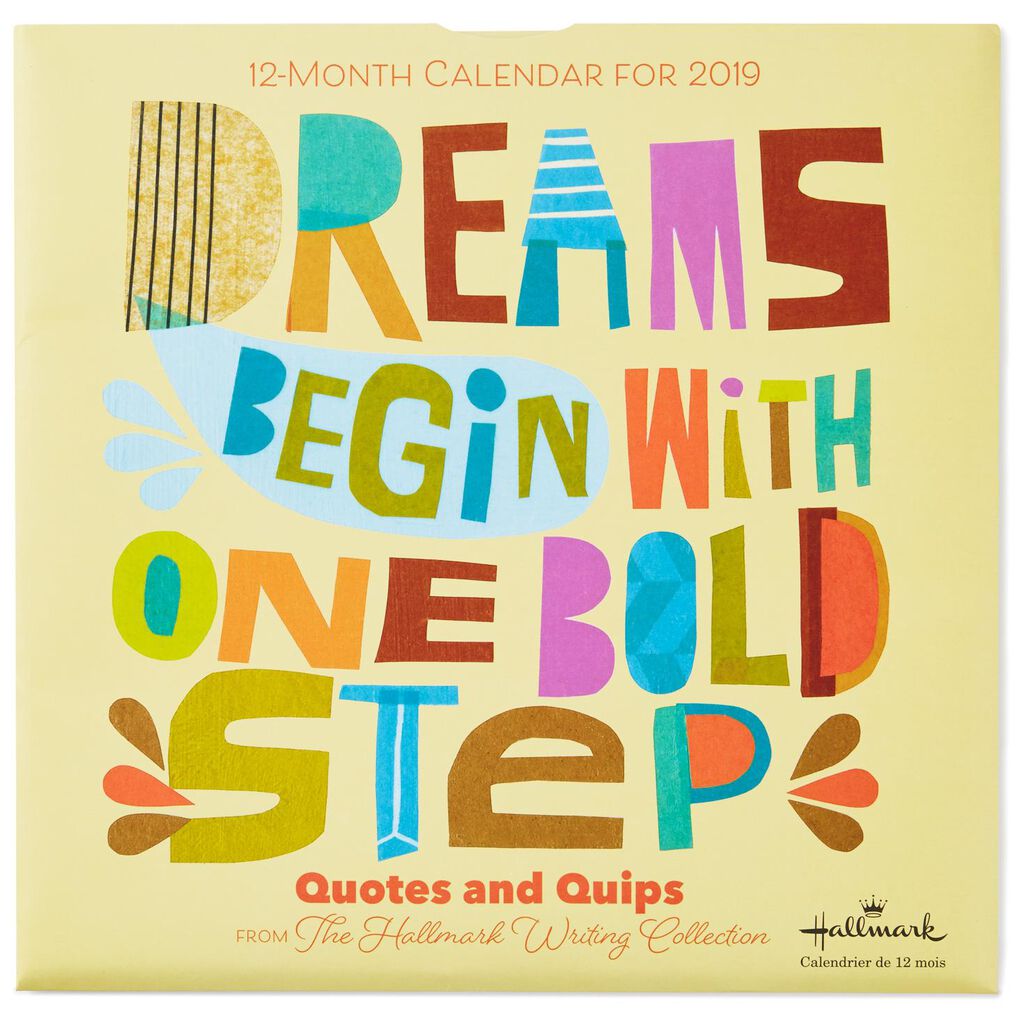 quotes and quips 2019 wall calendar 12 month calendars hallmark