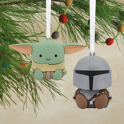 Better Together Star Wars: The Mandalorian™ and Grogu™ Magnetic Hallmark Ornaments, Set of 2, 