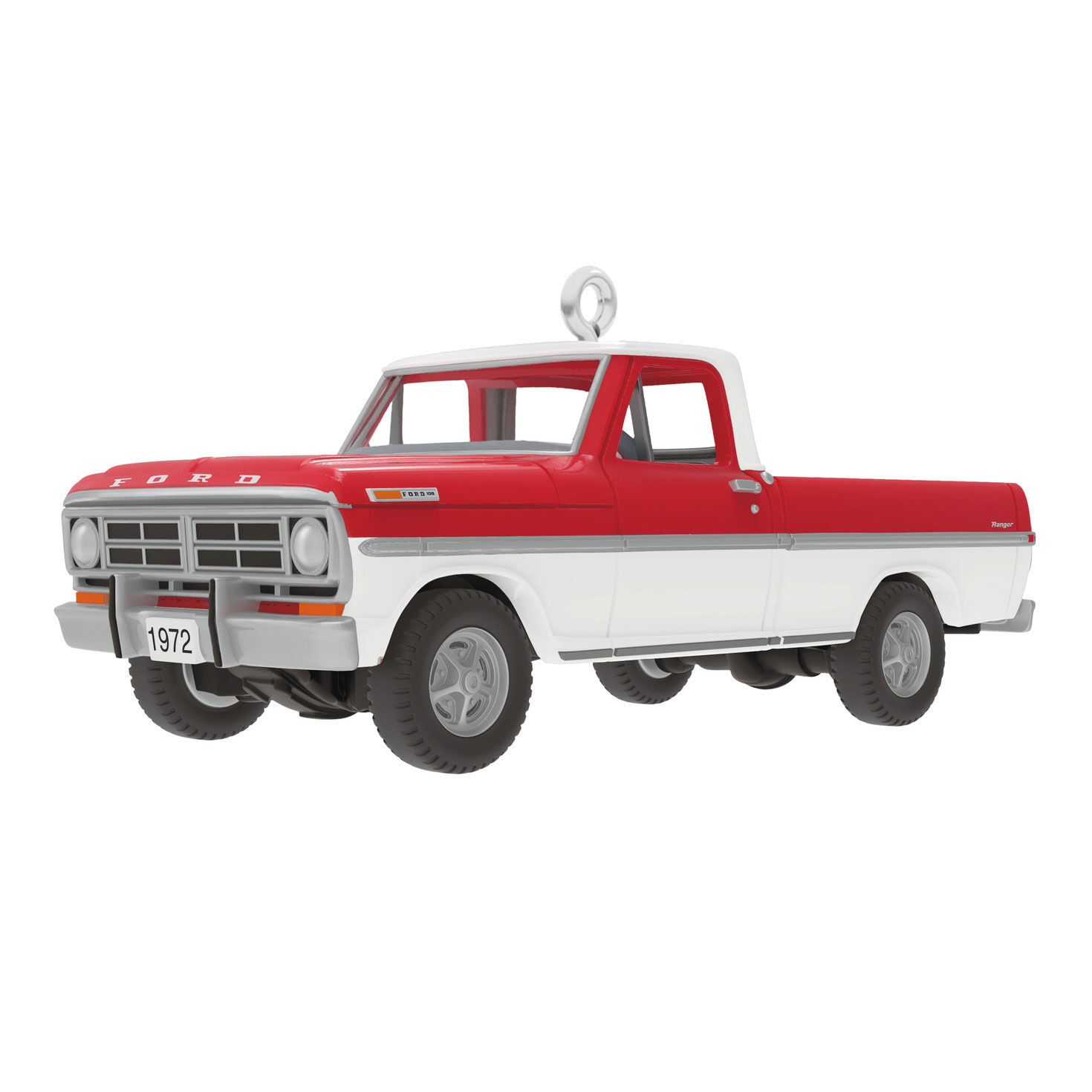 Mini Lil' American Trucks 1972 Ford F-100 2026 Metal Ornament, 0.75"