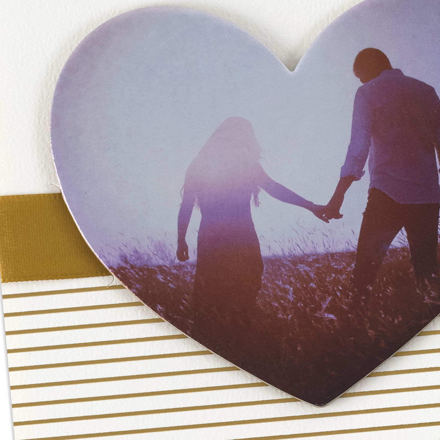 Couple in Field Valentine's Day Card for Husband Card Front Detail image number 6