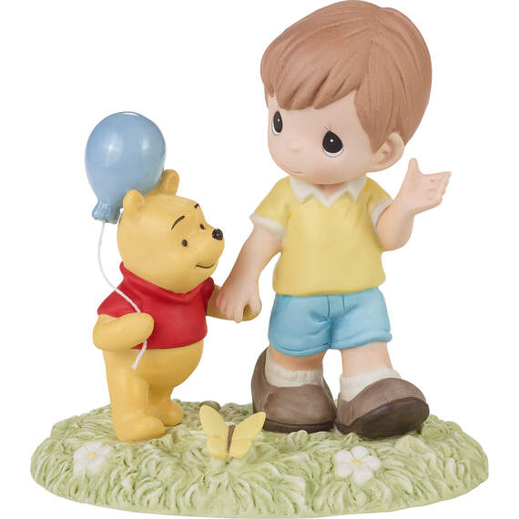 Precious Moments Disney Winnie the Pooh It's Always an Adventure With You Figurine, 5"