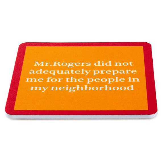 Drinks on Me Mr. Rogers Funny Coaster, , large image number 2