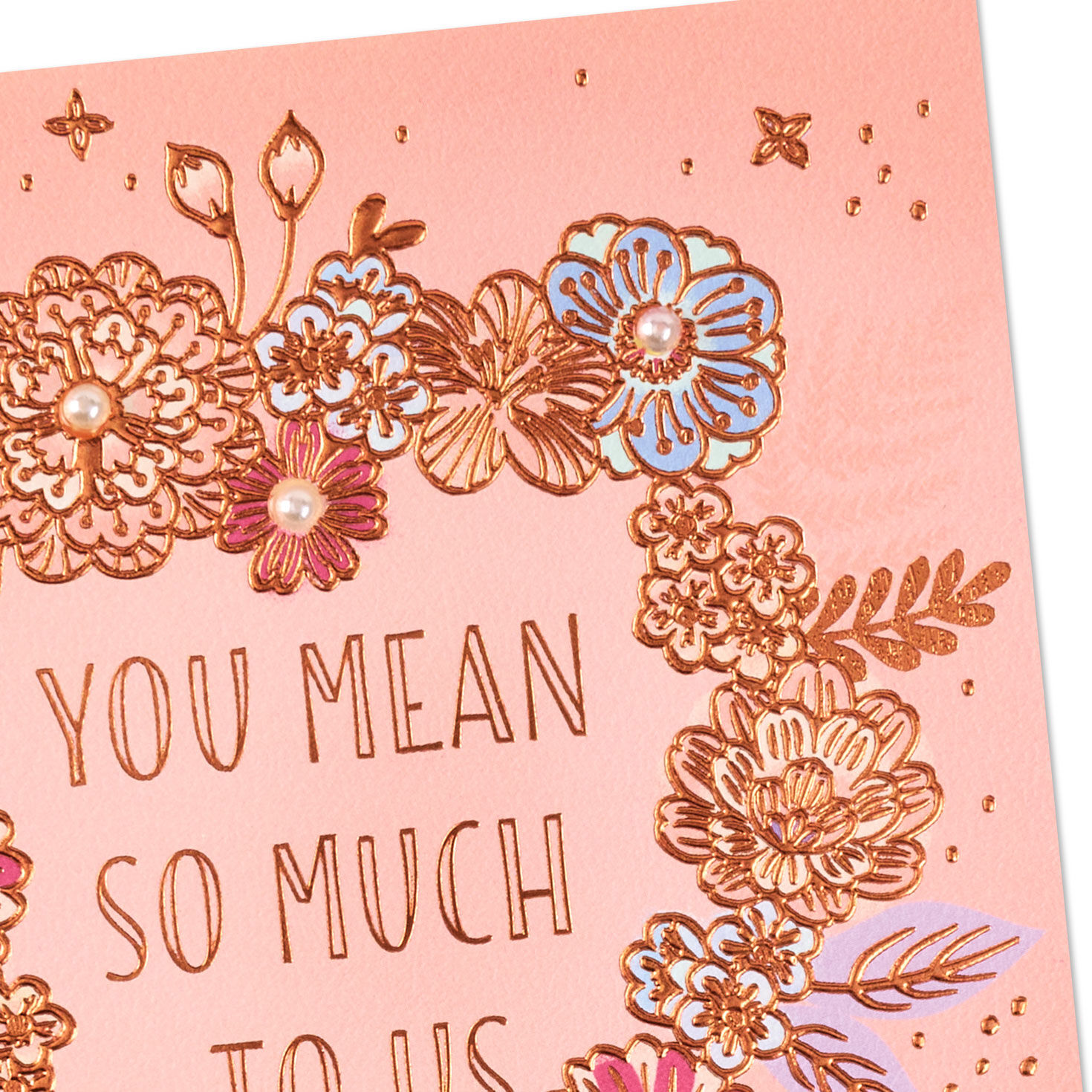 Floral Heart Mother's Day Card From All Card Front Detail image number 4