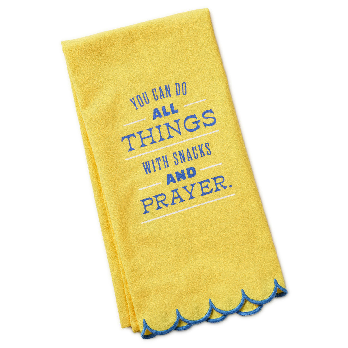 Snacks and Prayer Tea Towel, 18x26