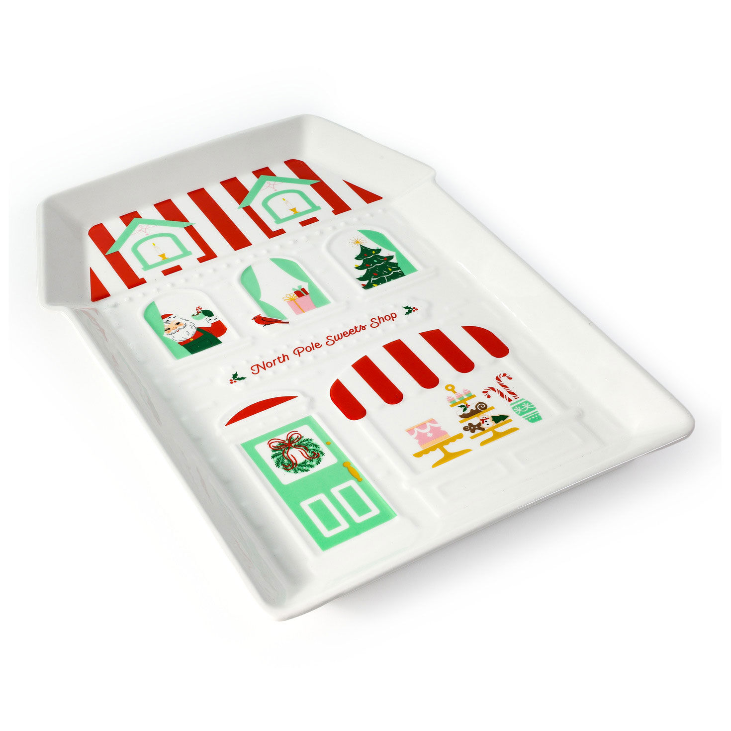 North Pole Sweets Shop Ceramic Serving Plate front image number 2